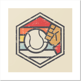 Retro Badge Fistball Light Posters and Art